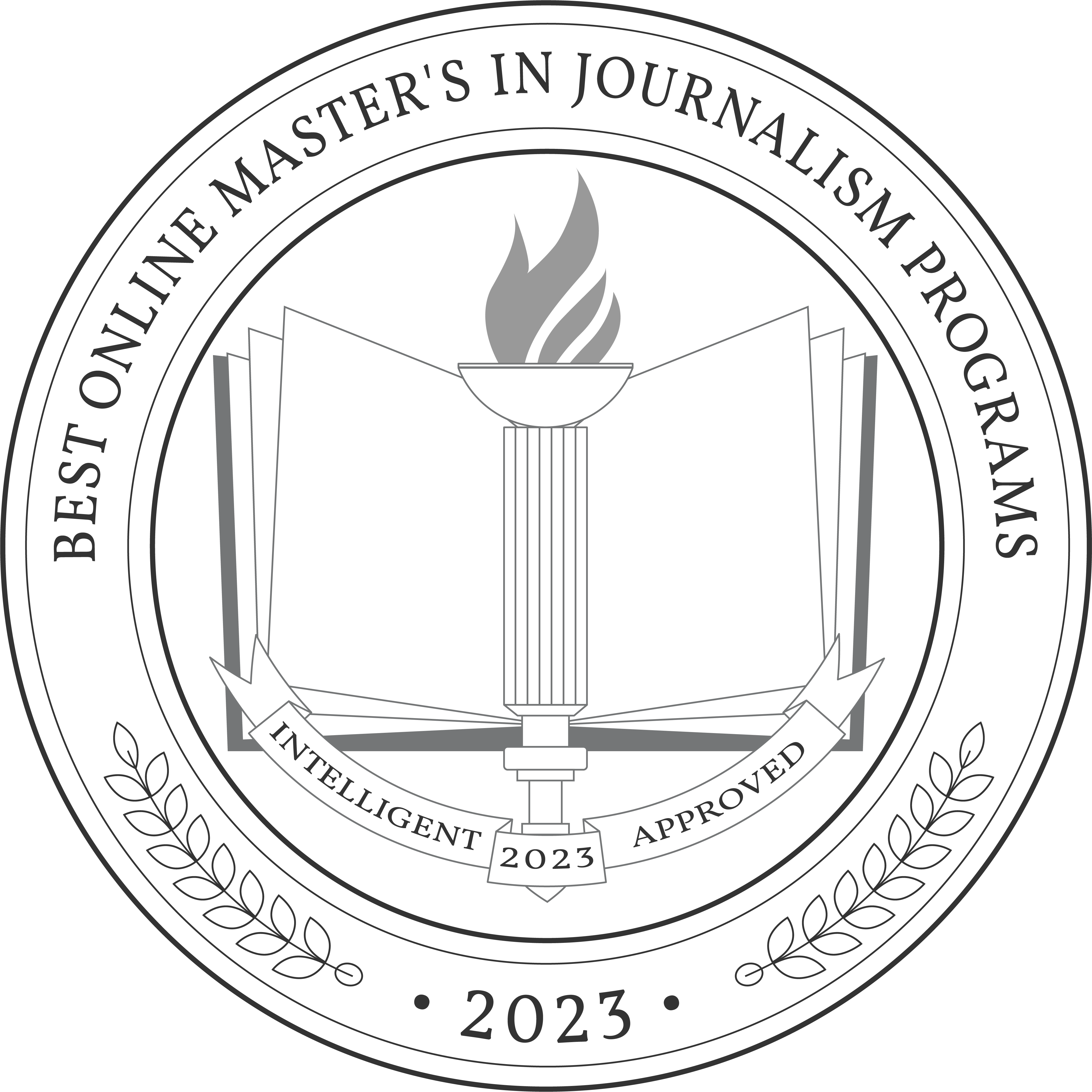 Best Online Master's in Journalism Programs badge