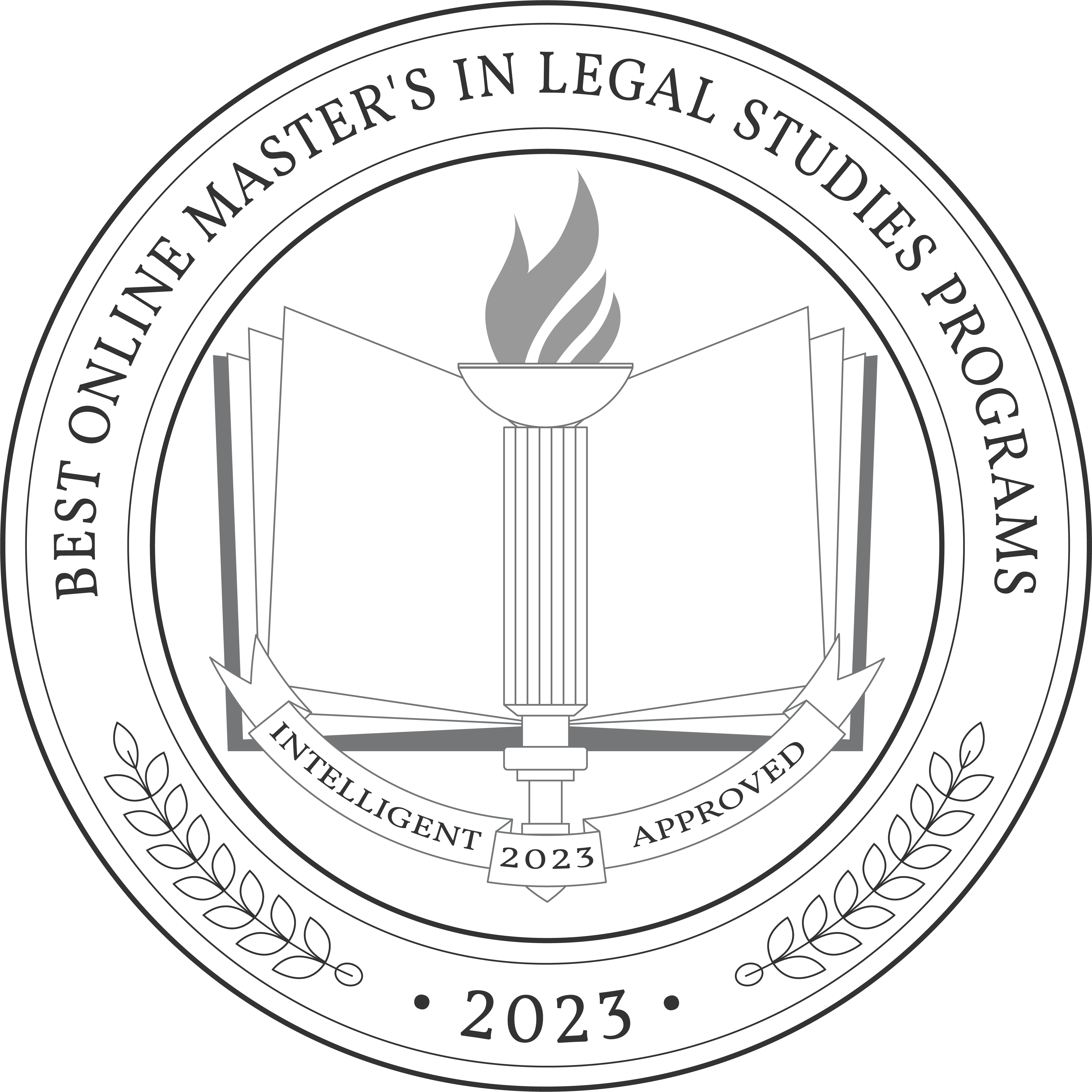 Best Online Master's in Legal Studies Programs badge