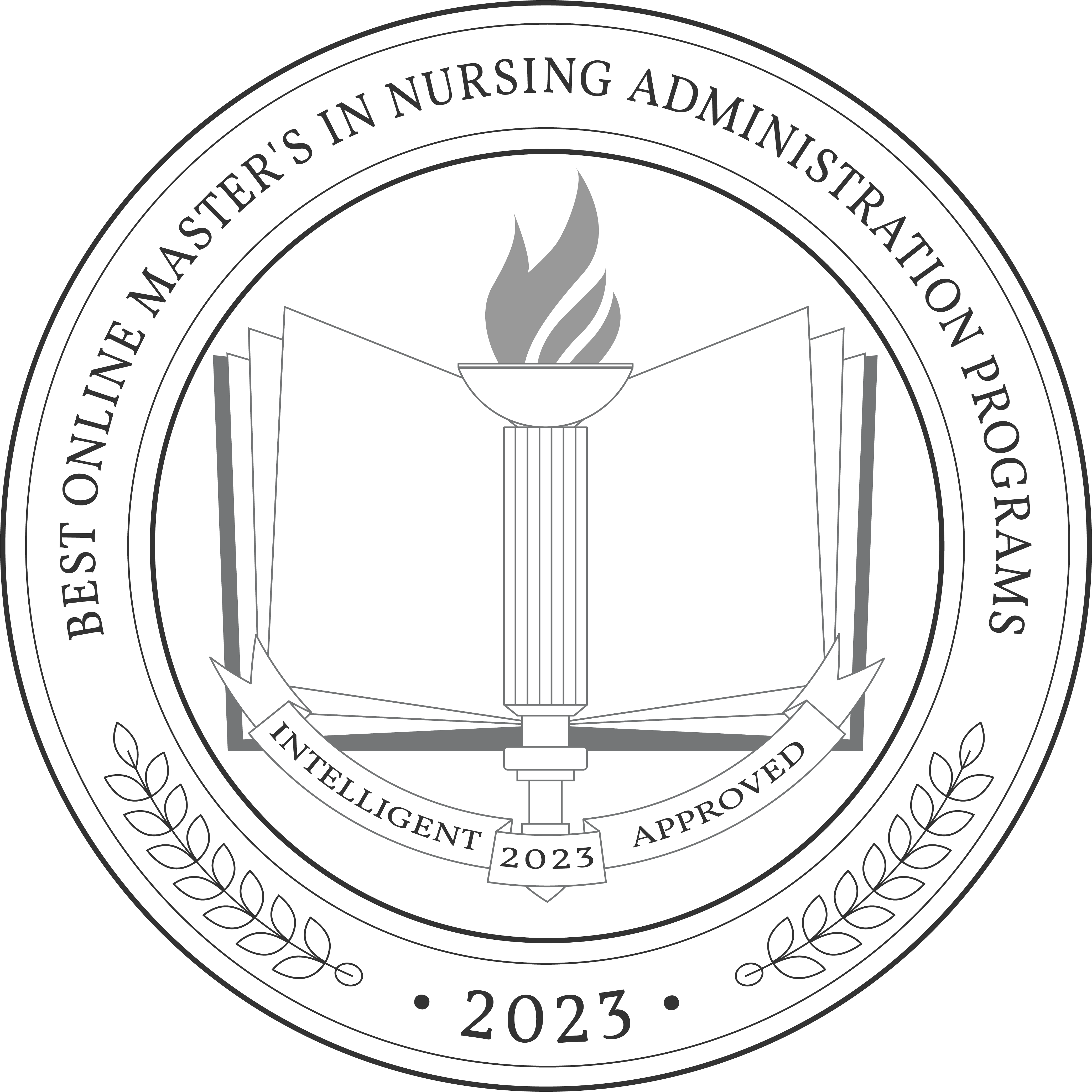 Best Online Master's in Nursing Administration Programs badge