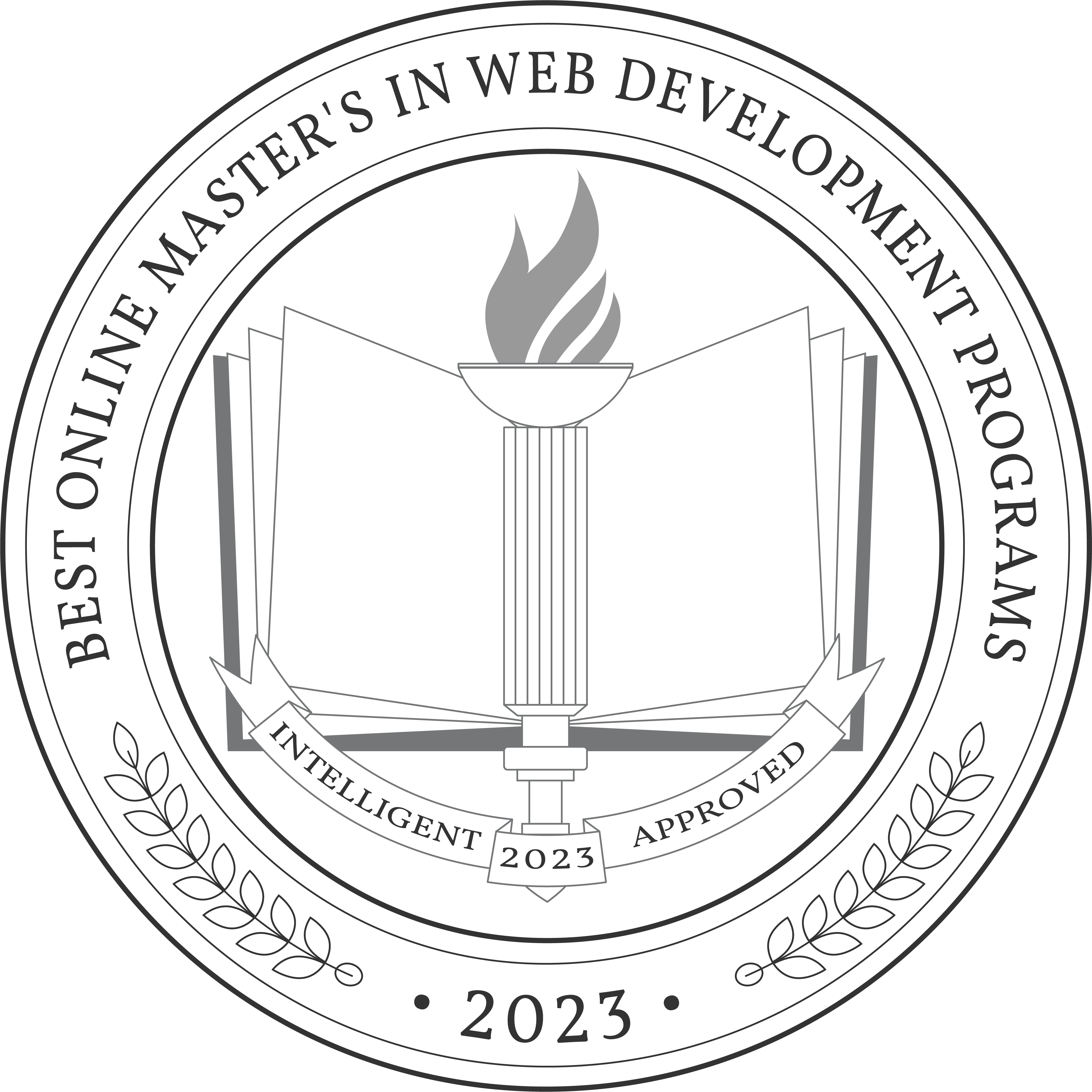 Best Online Master's in Web Development Programs badge