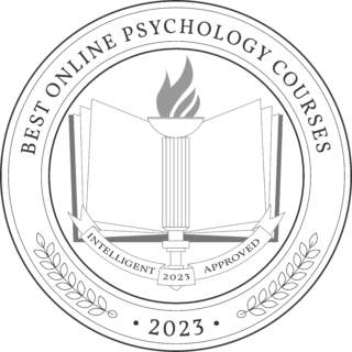 Best Online Psychology Courses badge