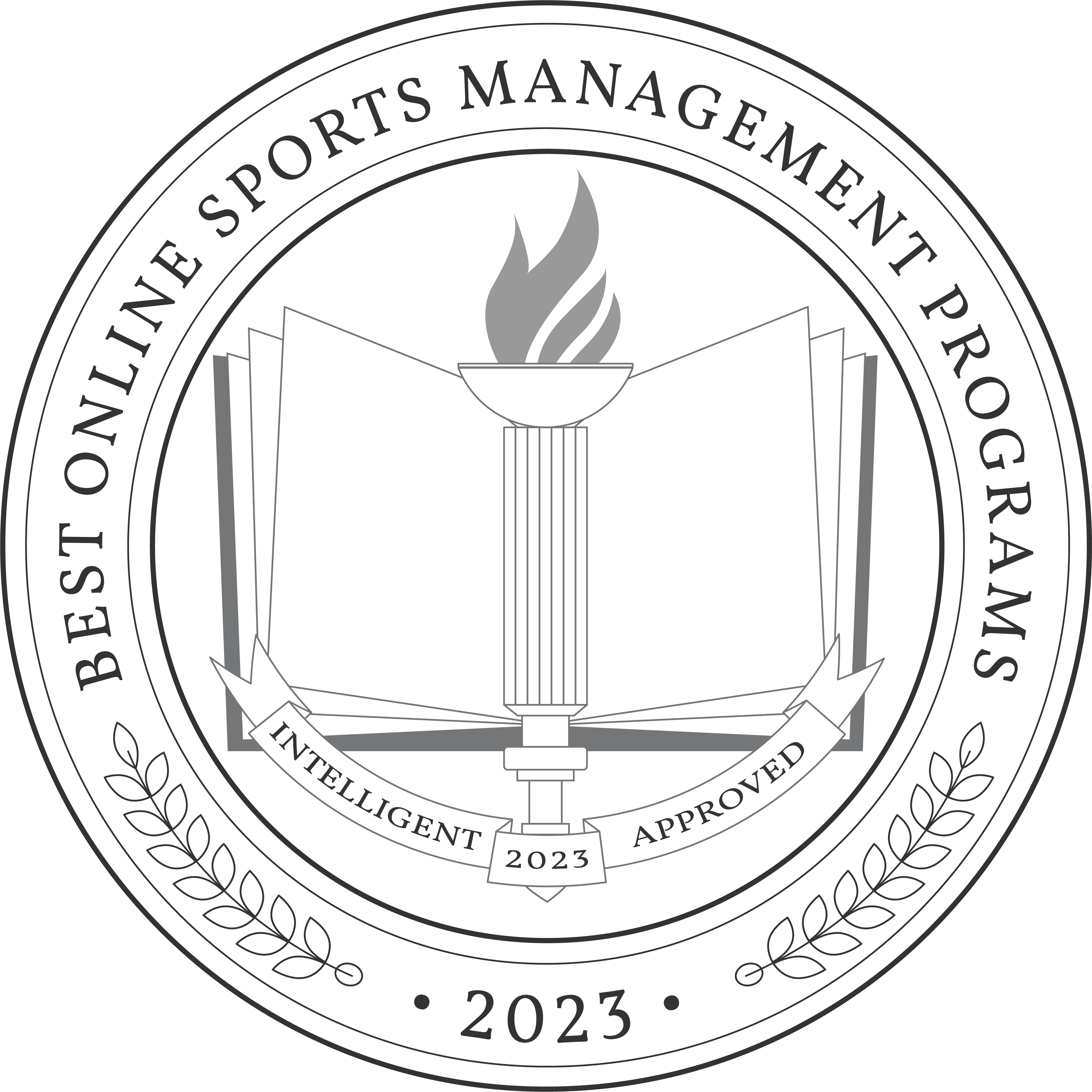 Best Online Sports Management Programs badge