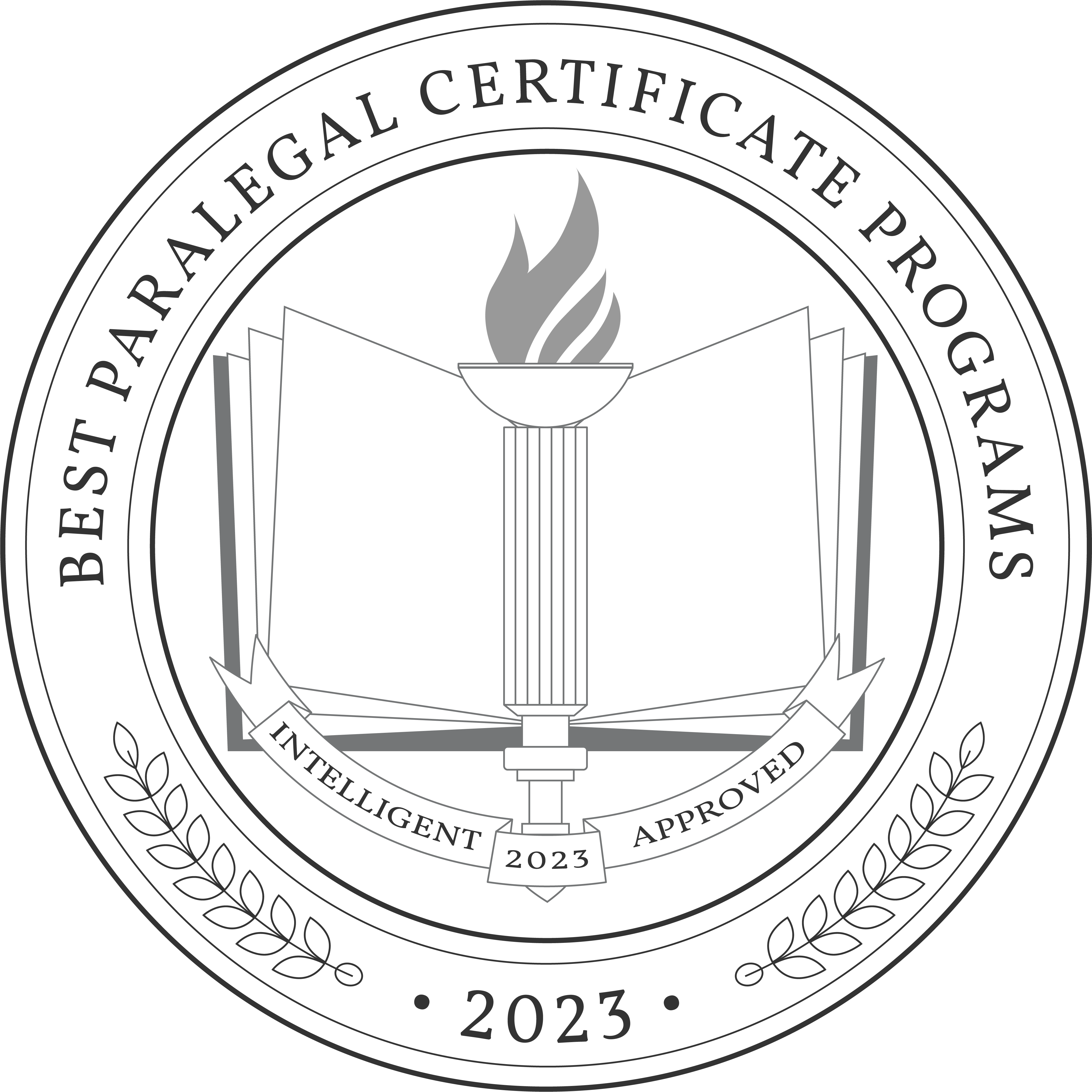 Best Paralegal Certificate Programs badge