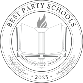 Best Party Schools badge