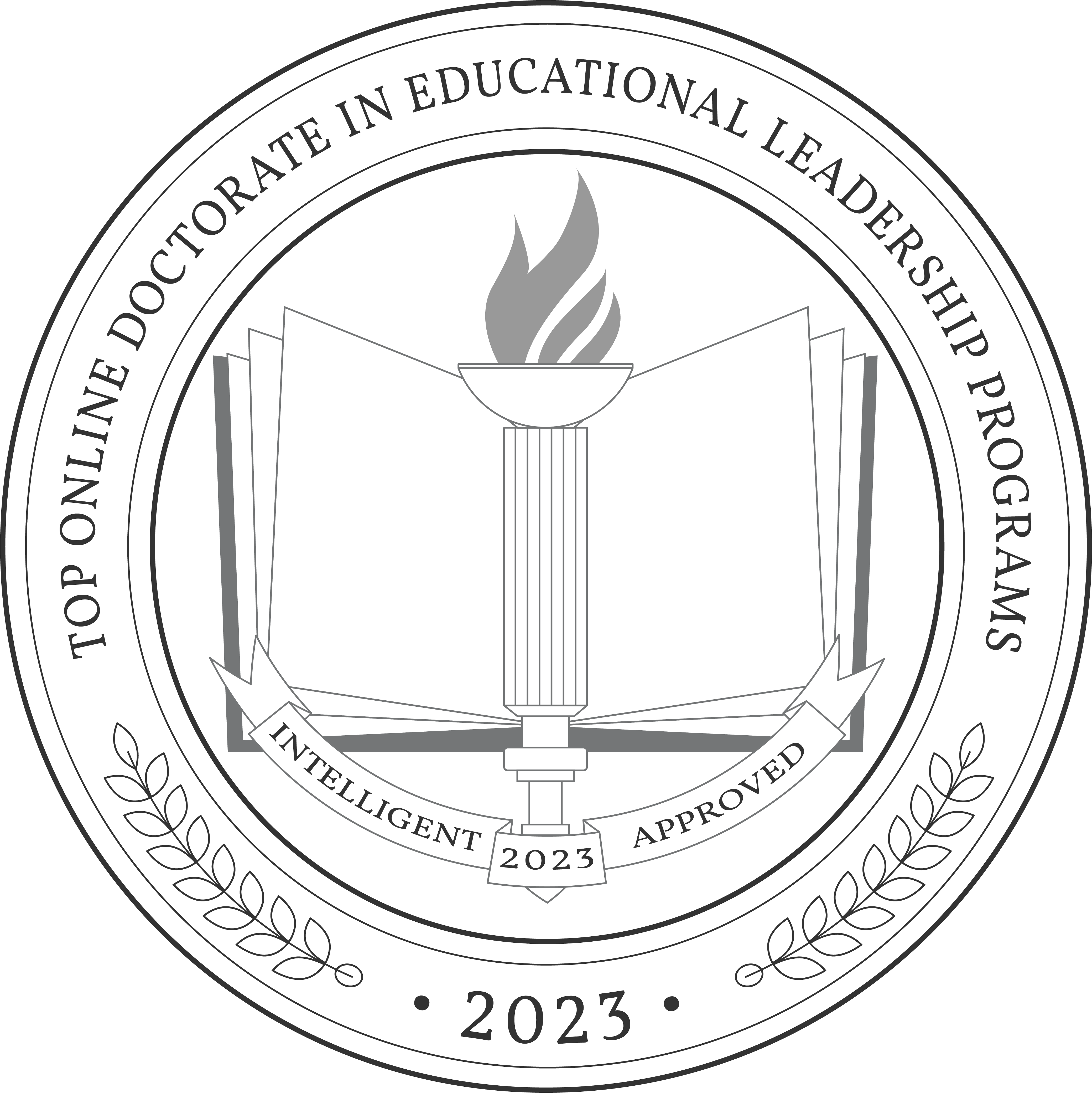 Top Online Doctorate in Educational Leadership Programs badge